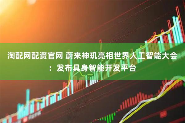 淘配网配资官网 蔚来神玑亮相世界人工智能大会：发布具身智能开发平台